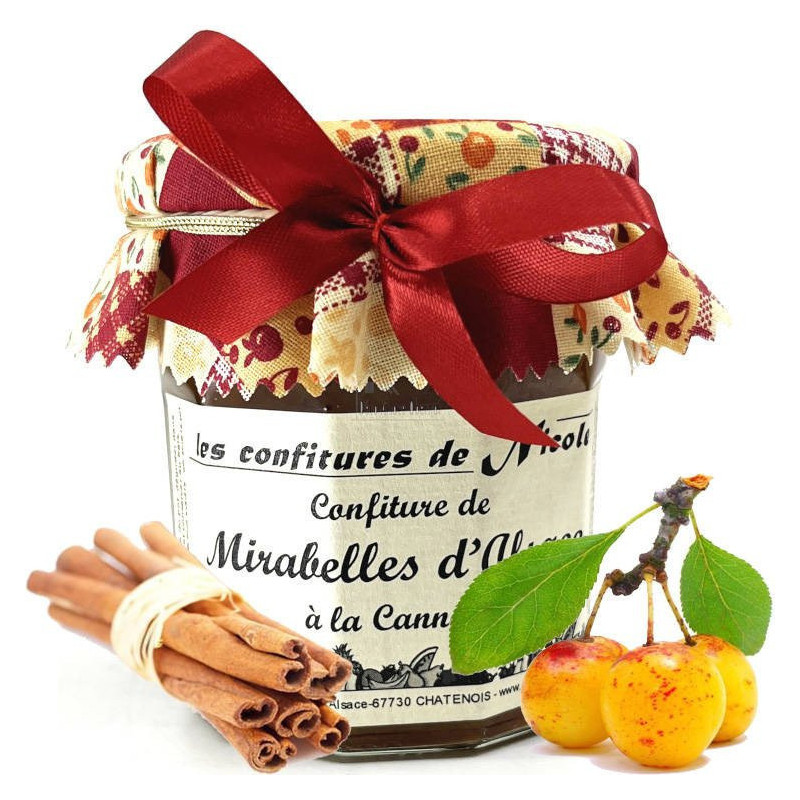 Nicole Marmelade mit Mirabellen aus Elsass und Zimt 250 gr