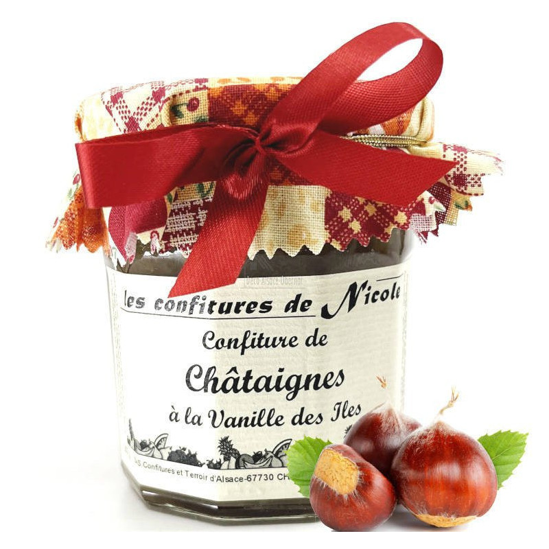 Nicole Marmelade Mit Kastanien und Vanille der Inseln 250 gr