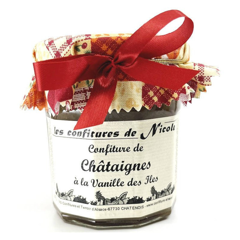 Nicole Marmelade Mit Kastanien und Vanille der Inseln 250 gr