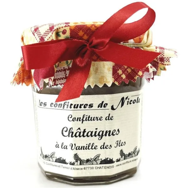 Nicole Marmelade Mit Kastanien und Vanille der Inseln 250 gr