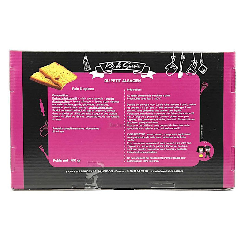 Kit de préparation du Pain d'Épices Alsacien