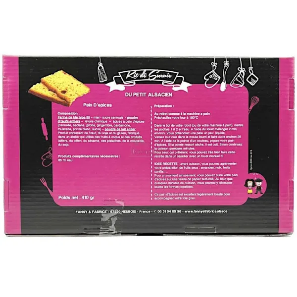 Kit de préparation du Pain d'Épices Alsacien