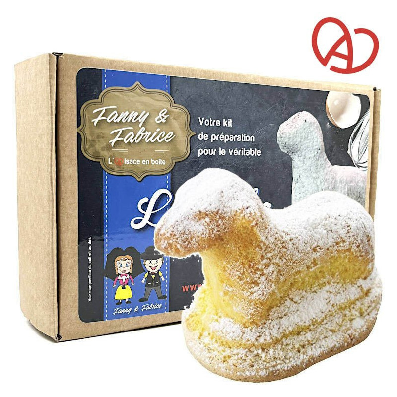 Elsässisches Lamala Zubereitungsset mit Pascal Lammform 18cm