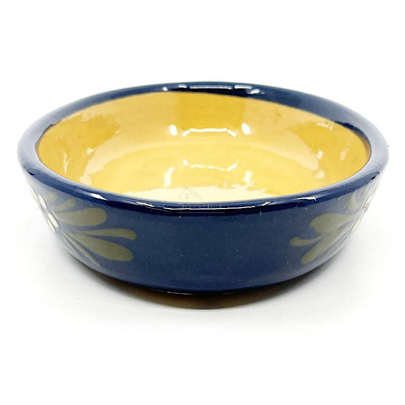 Ovale Schale Soufflenheimer Blau Gänseblümchen 23 cm