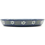 Ovale Schale Soufflenheimer Blau Gänseblümchen 30 cm