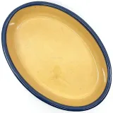 Ovale Schale Soufflenheimer Blau Gänseblümchen 30 cm