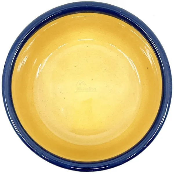 Soufflé mould Dish Blue Soufflenheim Daisy 20 cm