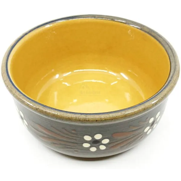 Soufflé-Form Soufflenheim Pinsel Blau Gänseblümchen 16 cm