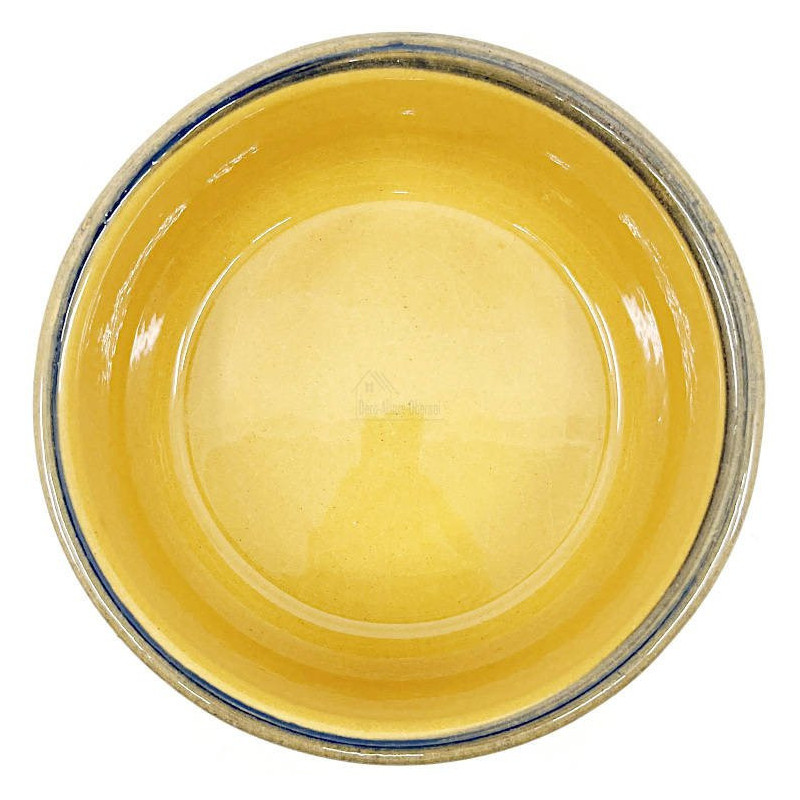 Soufflenheim Blue Brush Soufflé Mould 16 cm