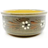 Soufflé-Form Soufflenheim Pinsel Blau Gänseblümchen 16 cm
