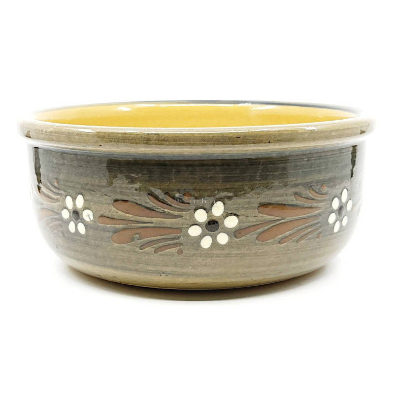 Soufflenheim Blue brush Soufflé mould Daisy 20 cm