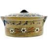 Soufflenheim Blaue Pinsel Baeckeoffe Terrine Gänseblümchen 17 cm