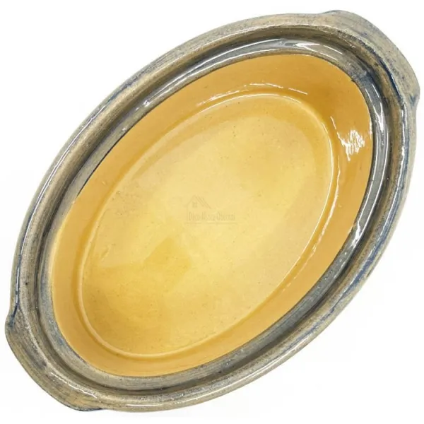 Terrine à Baeckeoffe Bleu Pinceau Soufflenheim Marguerite 22 cm