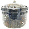 Soufflenheim Blaue Pinsel Baeckeoffe Terrine Gänseblümchen 33 cm