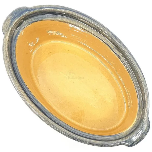 Terrine à Baeckeoffe Bleu Pinceau Soufflenheim Marguerite 33 cm