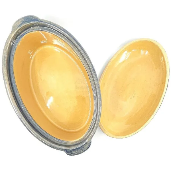 Terrine à Baeckeoffe Bleu Pinceau Soufflenheim Marguerite 33 cm