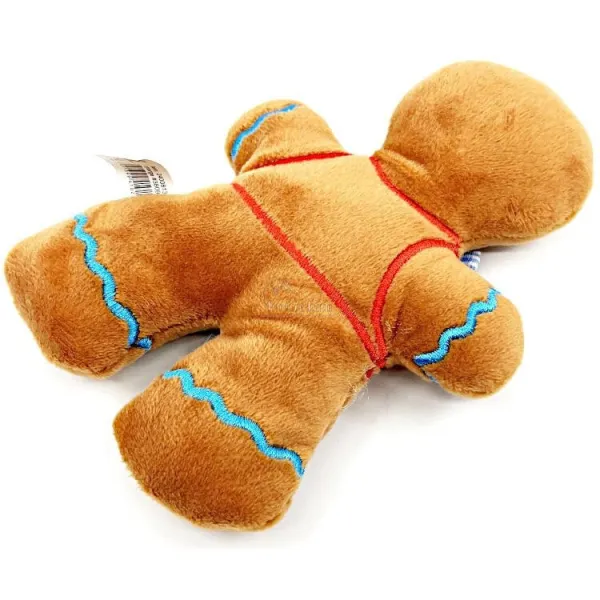 Peluche Bonhomme avec Noeud en Pain d'Epices 16 cm