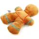Peluche Bonhomme avec Noeud en Pain d'Epices 16 cm