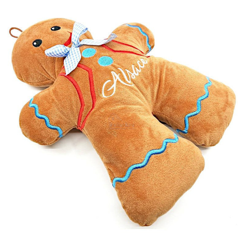 Gingerbread Man Plush with Bow 40 cm