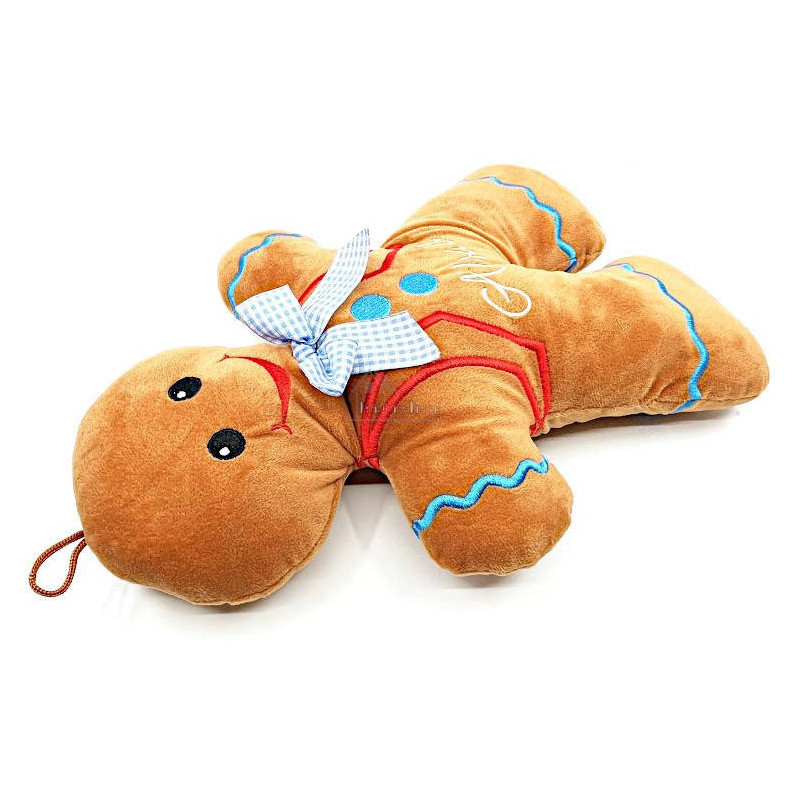 Gingerbread Man Plush with Bow 40 cm