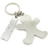 Alsace Keyring with Gingerbread Man and Alsace