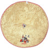 Beige Kitchen Towel embroidered with Alsace Village and Obernai 65 cm