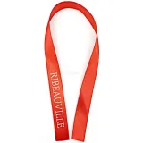 Red satin ribbon Ribeauvillé marking