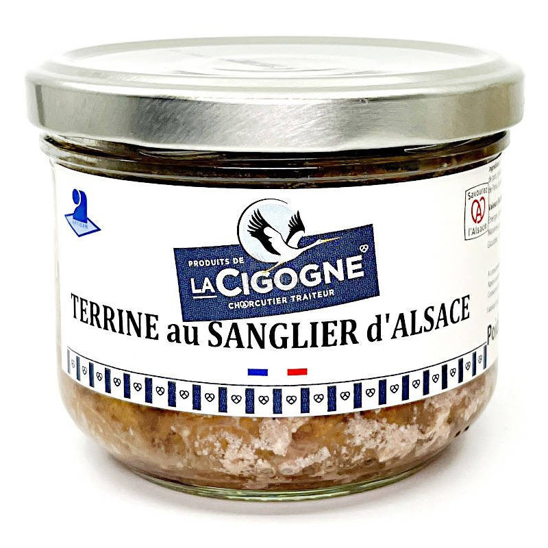 Terrine Artisanale au Sanglier d'Alsace 180 gr