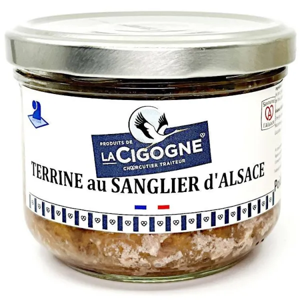 Handwerkliche Terrine mit elsässischem Wildschwein 180 gr