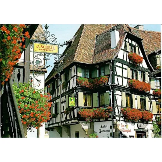 Carte Postale Maison Schell Serrurier Fleurie
