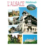 Postkarte Elsass Mittelalterliche und Picturesque