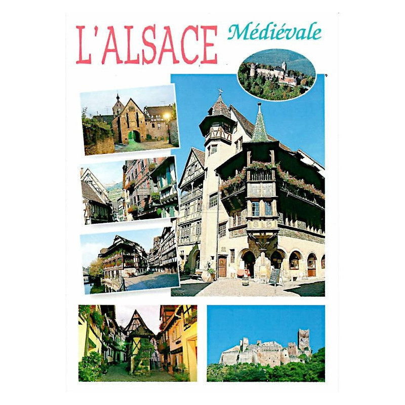 Postkarte Elsass Mittelalterliche und Picturesque