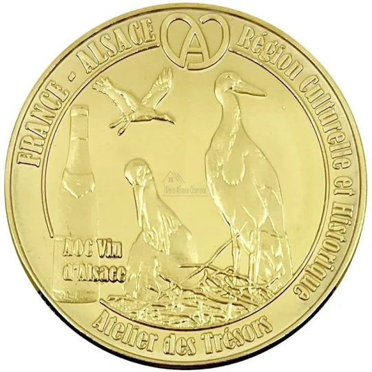 Verzamelingsstuk Obernai en Ooievaar