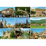 Postkarte Multi-Ansicht Alsace