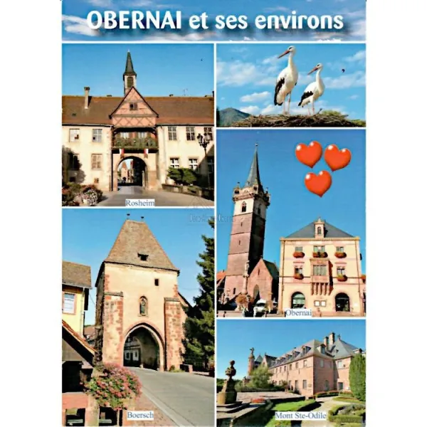Postcard Obernai and its surroundings