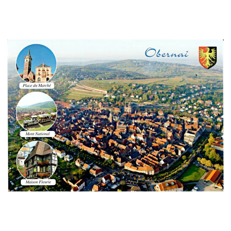 Carte Postale vue imprenable d'Obernai