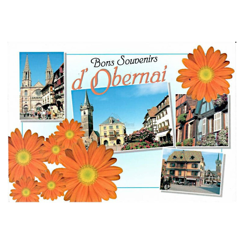 Carte Postale Bons Souvenirs d'Obernai