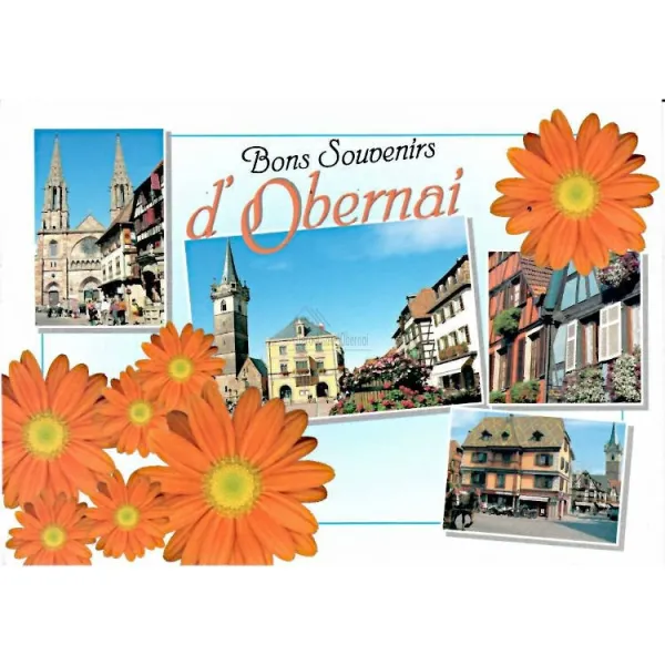 Postkarte Obernai gute Erinnerungen
