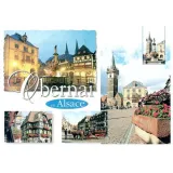 Postkarte Brunnen und Statue des Heiligen Odile