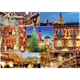 Carte Postale Obernai et Village d'Alsace à Noël