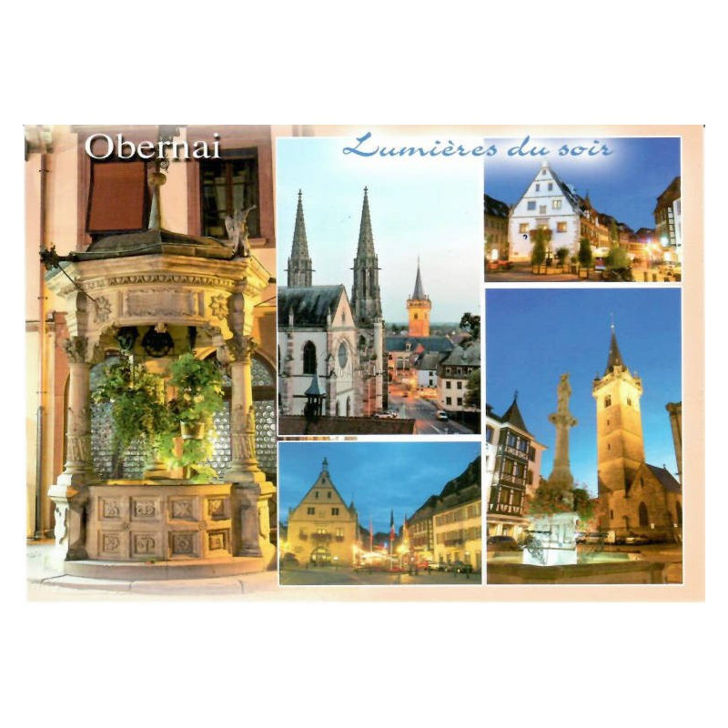 Carte Postale Lumière du Soir à Obernai