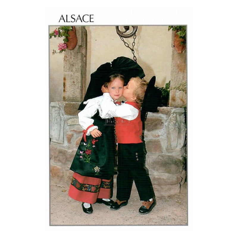 Carte Postale Enfants d'Alsace