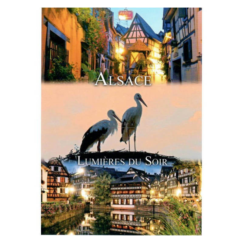 Carte Postale Lumière du Soir en Alsace