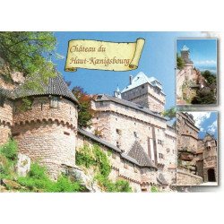 Carte Postale Vue du Chateau du Haut-Koenigsbourg
