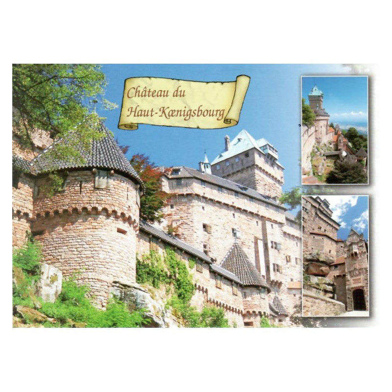 Postcard View of the Chateau du Haut-Koenigsbourg