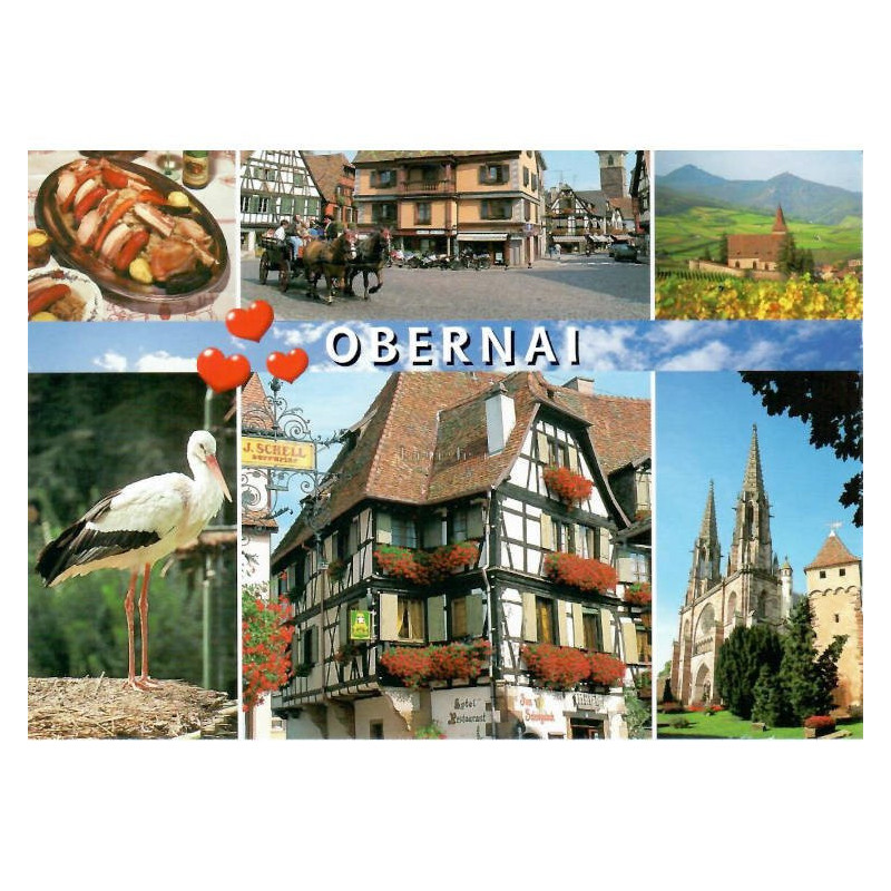 Carte Postale Recette et Villages d'Obernai