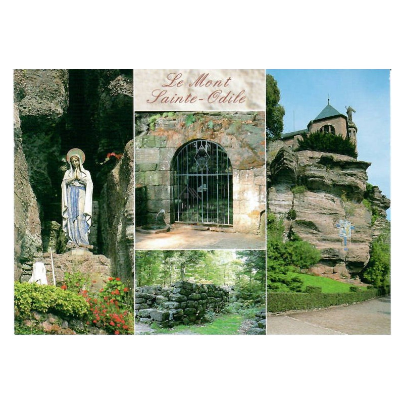 Carte Postale le mur Païen du Mont Saint-Odile