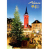 Carte Postale le Beffroi d'Obernai à Noël