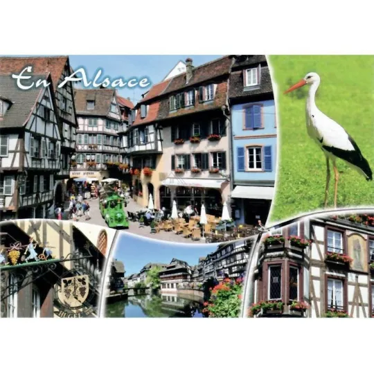 Carte Postale Vues diverses de l'Alsace