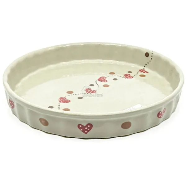 Soufflenheimer Torte himmelgrau mit Herz-Fries 26,5 cm